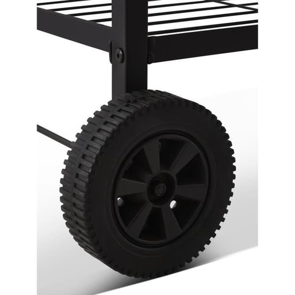 BRASERO planchavagn i stål - 100 cm - 2 hjul
