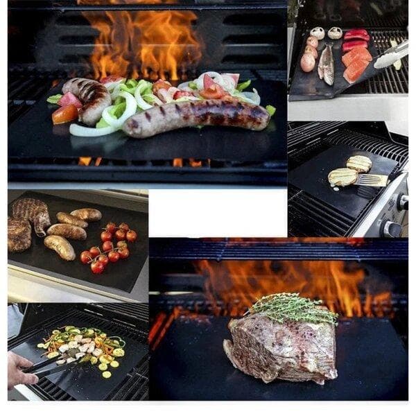 5 stk Grill & ovnmåtte non-stick genanvendelig bagematta