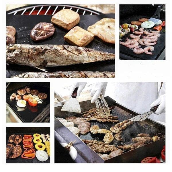 5 stk Grill & ovnmåtte non-stick genanvendelig bagematta
