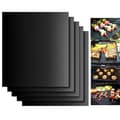 Miniatyrbild 1 av 4: Kasos® 5 st/set 40*33 cm PTFE Grillmatta Matlagning BBQ Grill Nonstick Matta Återanvändbara bakplåtar
