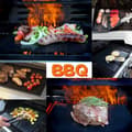 Miniatyrbild 3 av 4: BBQ Grill Mesh Matta Folie Återanvändbar Heavy Duty Non-Stick BBQ Cook Kött Svart