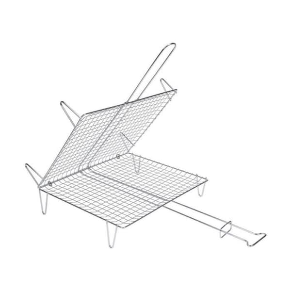 Grillgrill för fisk Sauvic Zink (30 x 35 cm) - SAUVIC - Vit