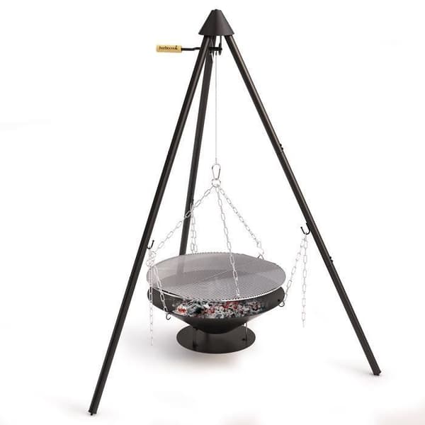 Grillgaller - BARBECOOK - JUNKO - Förkromad stål - Ø 60 cm - Upphöjd kant