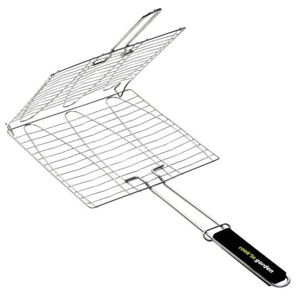 COOK 3 fiskgrill - Soft touch handtag - 27 x 18 cm