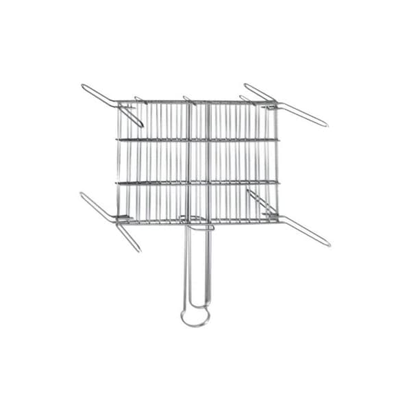 Dubbel grill - Zink - 25x25 cm - 76841