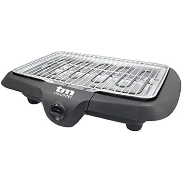 TM Electron TMPGR010 Desktop elektrisk grill, 2 300 W, 873 cm² yta, anti-röksystem med vatten med 5 nivåer av