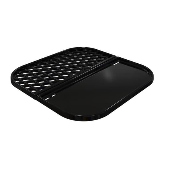 Multifunktionell matlagningsstöd för Gourmet BBQ System - Weber - Emaljerat gjutjärn - Svart