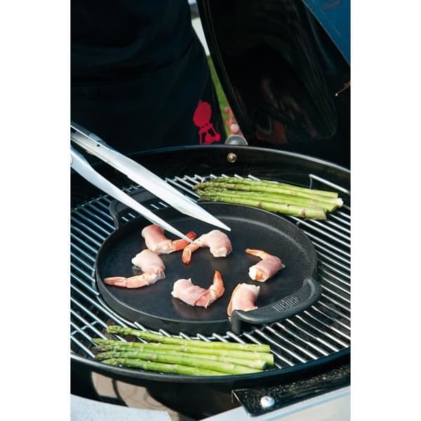 Plancha för Gourmet BBQ System - Weber - Gjutstål - Gas - Svart