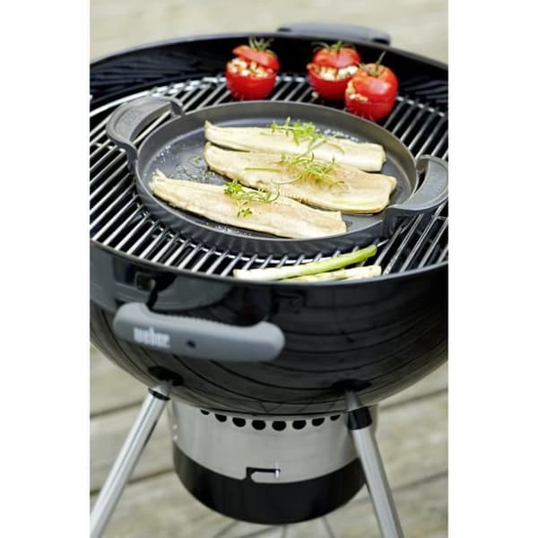 Plancha för Gourmet BBQ System - Weber - Gjutstål - Gas - Svart