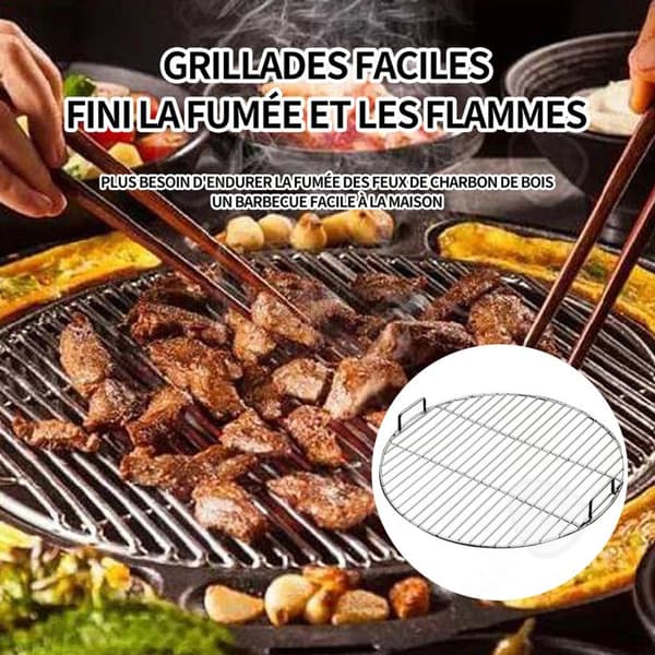 C 2 st Kylställ 44,5cm 304 Rostfritt stål Grill Grill Matlagningsställ Grill Grill Rund Grill