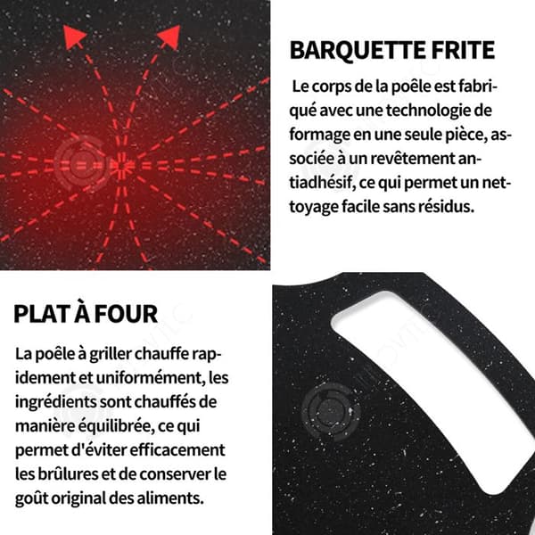 INN Bakpanna 30cmx36cm 2 i 1 Grilltallrik i tjockt rostfritt stål för campinggrillning Utomhusmatlagning Accesso