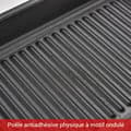 Miniatyrbild 2 av 4: TD® Gjutjärn fyrkantig grillplatta dubbelör fyrkantig grillplatta gasspis induktionsspis universal
