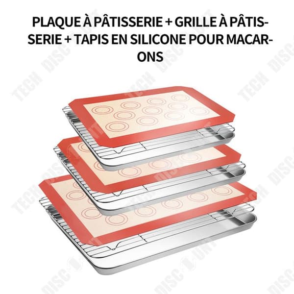 TD 2 st Kylställ 40,5x30,5x2,5cm 304 Rostfritt stål Fyrkantigt Utegrill Grill Grillar Matlagningsställ