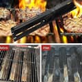 Miniatyrbild 3 av 4: TD® 4-delad grill termisk filt Justerbart galler flamskyddande värmesköld för BBQ 29,8x97,5x2 cm Gasgrill Grill