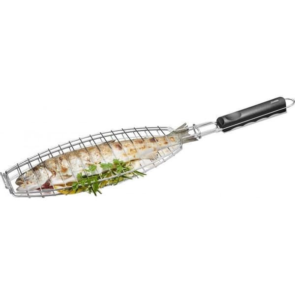 Gefu fish barbecue 49,5 x 12 x 2,3 cm rostfritt stål silver