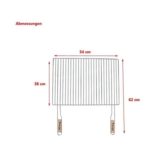 Grill för grillning 54x38cm stål Master Grill MG252