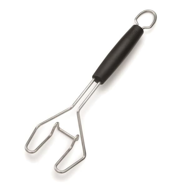 Grillhandtag - WEBER - Gourmet BBQ System - Rostfritt stål och nylonhandtag - Svart