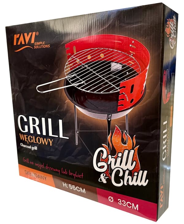 Ravi Kolgrill 55x33cm