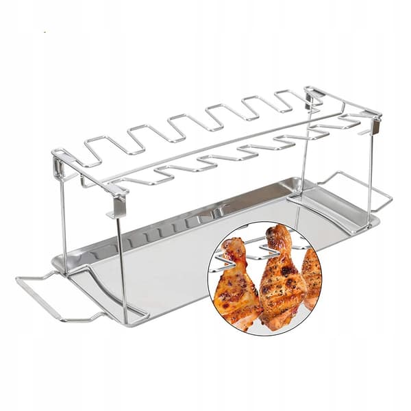 KYLLING RACK KØD RIBBEN GRILL BBQ Grill Stegerist