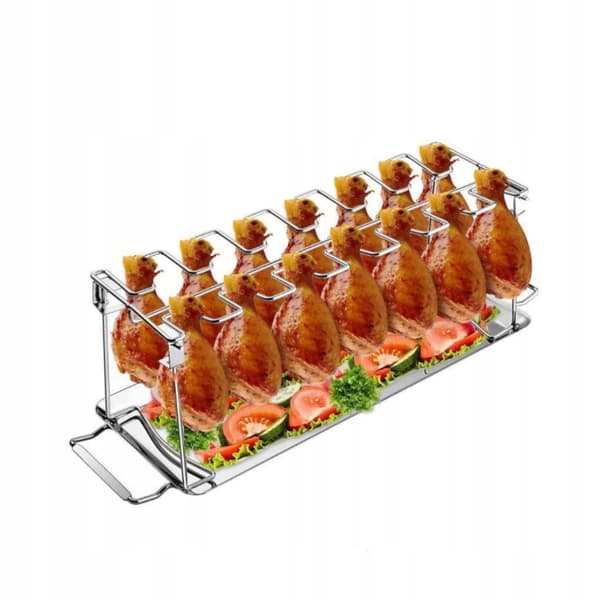 KYLLING RACK KØD RIBBEN GRILL BBQ Grill Stegerist