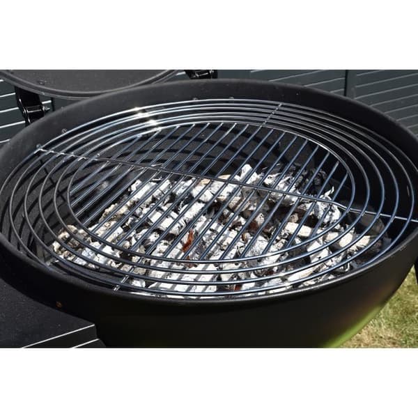 Stålgrill för kolgrill - Cook'in Garden - Rund skärbar grill - Ø 55 cm