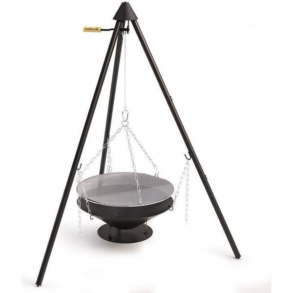 Grillgaller - BARBECOOK - JUNKO - Förkromad stål - Ø 60 cm - Upphöjd kant