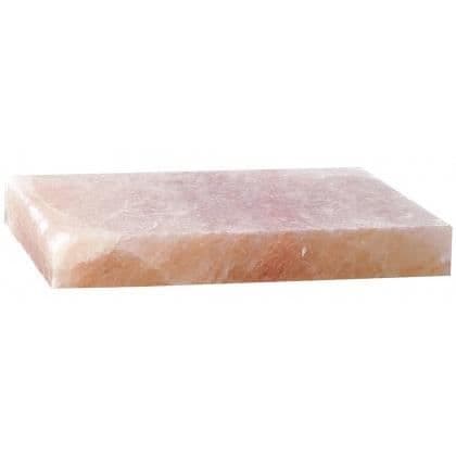 Massivt saltsblock - FORTUNAT - Himalaya - 30 x 20 x 4 cm - 4,9 kg - Ugns- och fryssäkert
