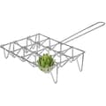 Miniatyrbild 1 av 2: Grill för grönsaker - SAUVIC - 02625 - Zinkad stål - 12 hål - 33,5 x 50 x 8,5 cm