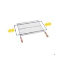 Miniatyrbild 1 av 4: Grillgrill - PAPILLON - Parrilla Barbacoa utdragbar - Rektangulär - Metall - Grå