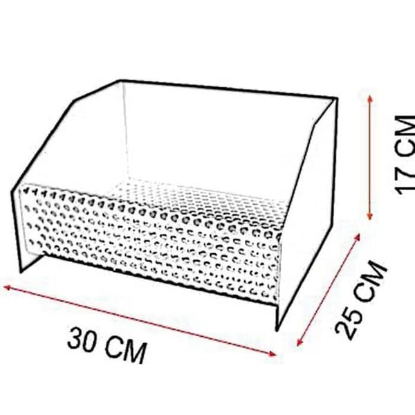 Korg för att bränna kol - Imex El Zorro - 30x25x17 cm - Träkol - Kompakta mått