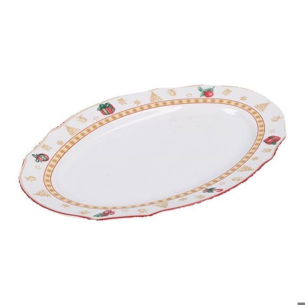 OVAL TALLRIK 32 CM JULUTGÅVA