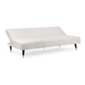 Miniatyrbild 2 av 3: DIVANO-LETTO ALMA 3 PLATS BEIGE SAMMETEFFEKT 180X88X82H CM