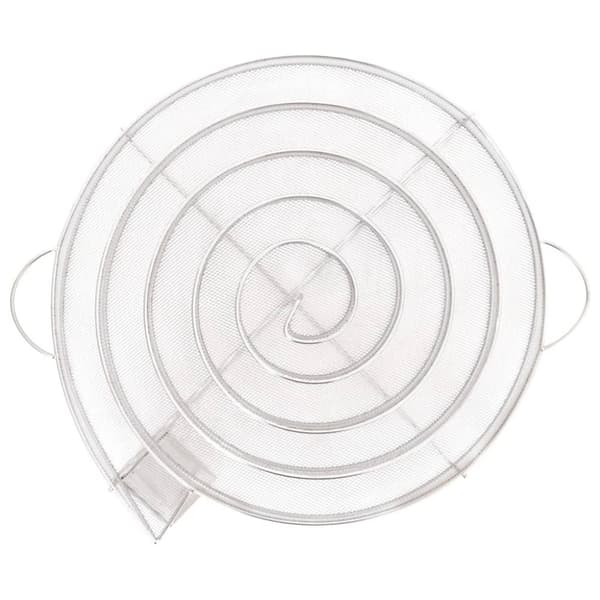 Kylmäsavugeneraattori pyöreä 33,5 cm ruostumaton teräs