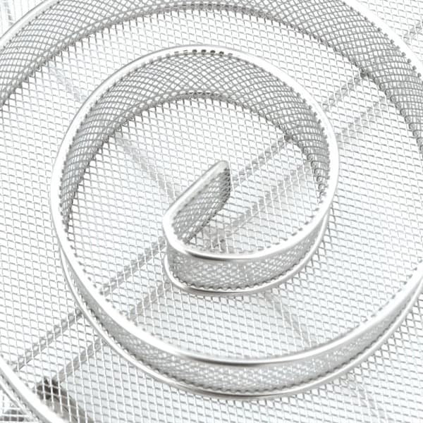 Kylmäsavugeneraattori pyöreä 19,5 cm ruostumaton teräs