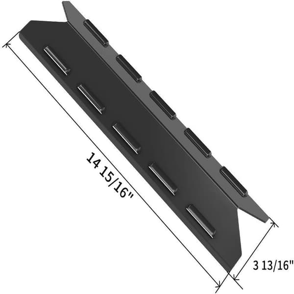INF 4-pack grillvärmeplattor - svarta (passar Kenmore, Charbroil) 0