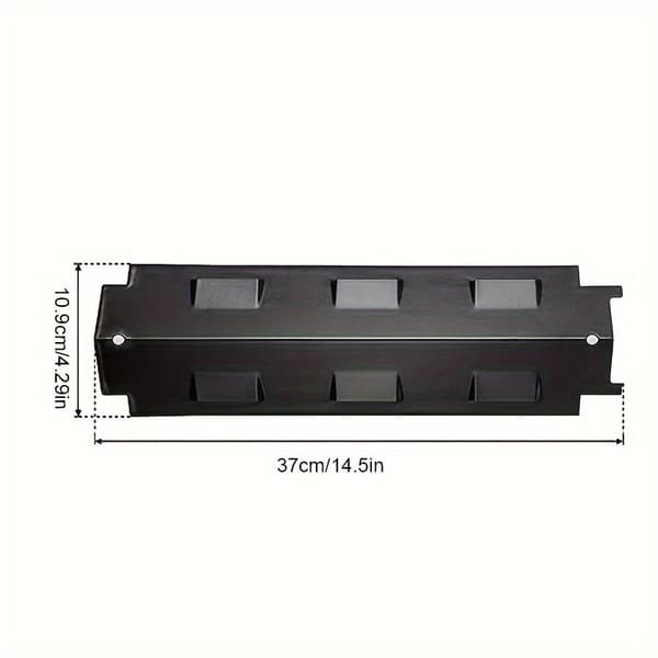 Grillvärmeplattor, 3-pack - Svarta 0