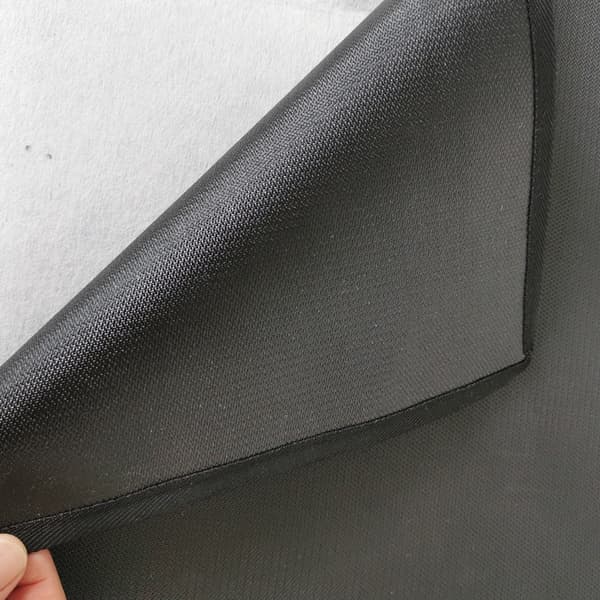 INF Rund Eldstadsmatta - 48 Tum (122 cm) - Svart