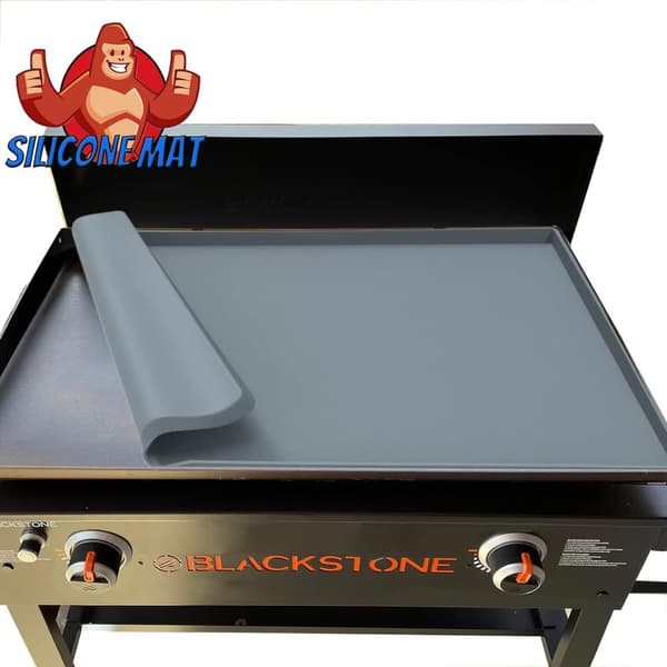 Bomclap 36″ Grillmatta,Silikonunderlägg till Stekhylla | 100% Matlagningssäker Silikon – Tåligt, Klämsäkert & Rostskydd