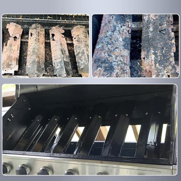 OBOSOE Grill Varmeplader, Varmeskjold til Grill 4-Pak Universal Grill Dæksel og Varmeplade