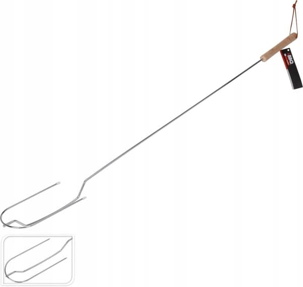Nuotiopaistin puukahvalla 100 cm