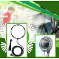 Pikkukuva 5 / 5: OBOSOE Outdoor Mist System/Sumujärjestelmä tuulettimelle – 6 suutinta Sumuletku 6m venttiilillä ja jäähdytyssuihkurenkaalla