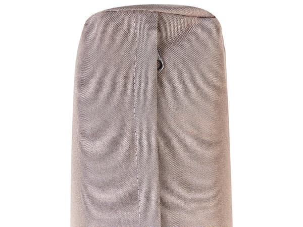 Ottoman Taupe Bambus Polyester Stoff Pute Modul Modulær Sofa