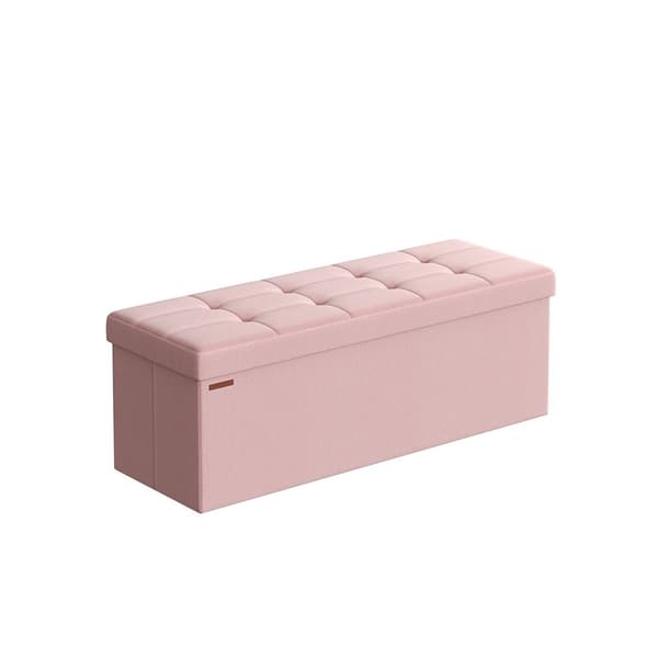 Jakkara - säilytystila - 38 × 110 × 38 cm - pastelli vaaleanpunainen