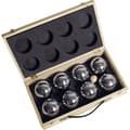 Miniatyrbillede 2 af 3: Jeu de Boules sæt metal (8stk.)