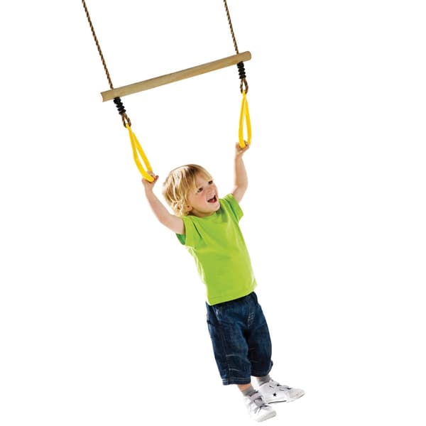 Ring trapez KBT træ med gule ringe