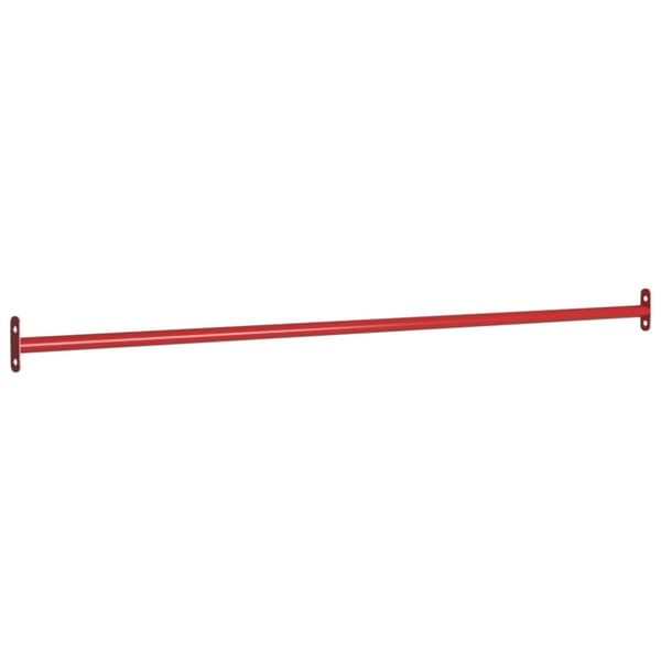vidaXL Voimistelutangot 3 kpl 125 cm teräs punainen