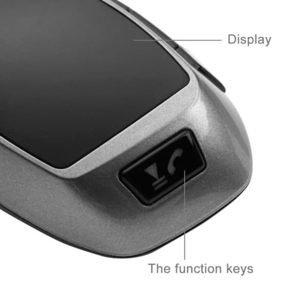 Bluetooth FM-sändare & MP3 & USB med Svarsfunktion - Till Bil
