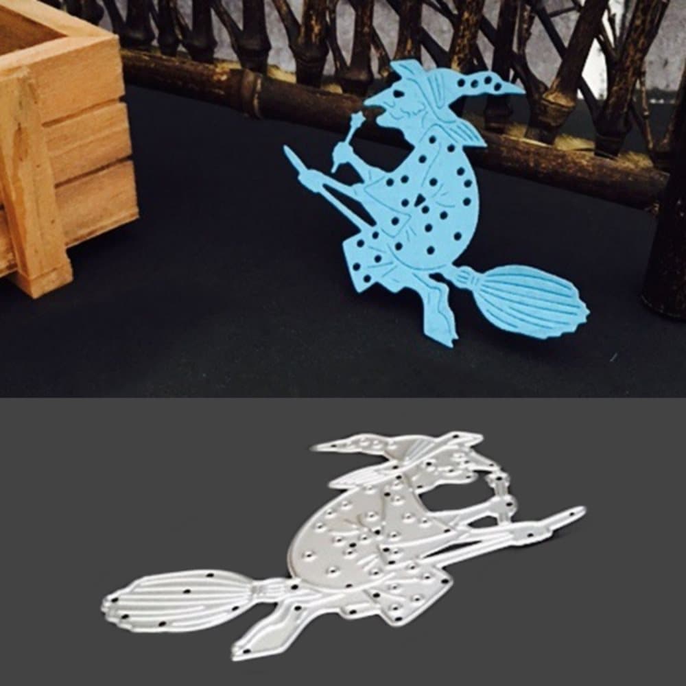 Metalldies - Mall / Stansar för Scrapbooking - Häxa