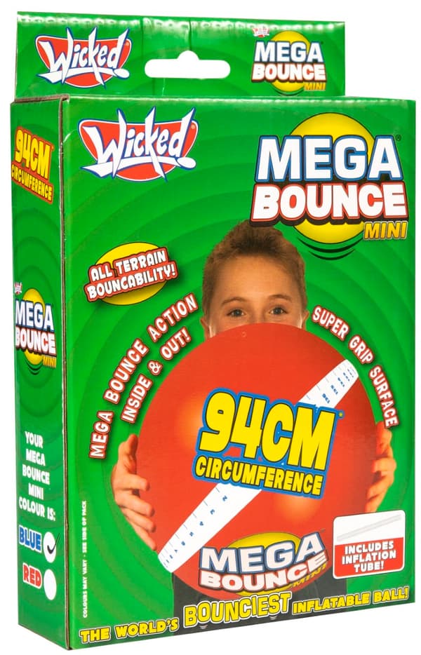 Wicked Mega Bounce Mini uppblåsbar studsboll