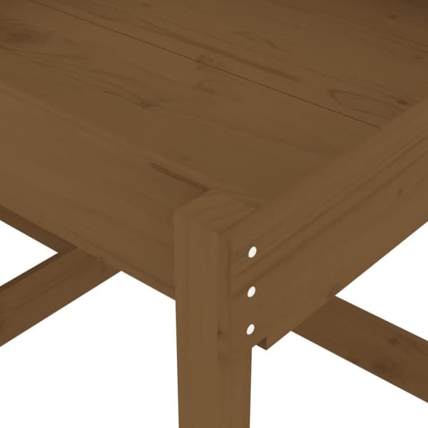 vidaXL Sandbord 2 st honungsbrun massiv furu
